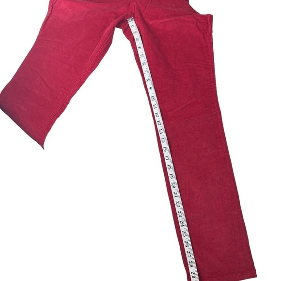 BODEN Red Corduroy Pants Women’s Size 6 Regular 5 Pocket Trouser - Picture 7 of 9